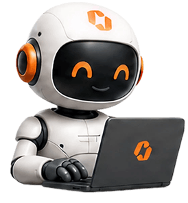 Robot coding on a laptop